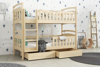 Poschodová posteľ - Bunk Bed Two -osobne - vrátane matracov!