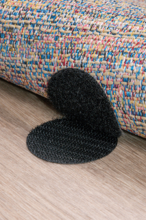 Podložky pod nožičky nábytku - Non -slip podložky self -adhézneho suchého zipsu 4 ks