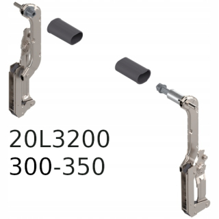 Plynová rozpera na nábytok - Blum Aventos HL Lift 20L3200 300-350 Arms