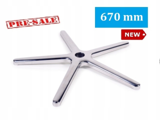 Základ germánskej kniezakovej nohy strieborná stolička 670 mm