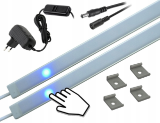 Osvetlenie nábytku - Náhradný LED pásik rovný 2x100cm reg Reg Touch