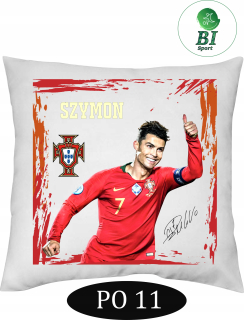 Vankúš na spanie - Bi Sport Ronaldo vankúš 40x40 cm mikrovlákno