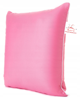 Vankúš na spanie - Polovičný vankúš 40x40 s perím Jasiek Pink