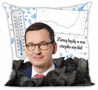 Vankúš na spanie - Vankúš v zime budem na teba srdečne premýšľať