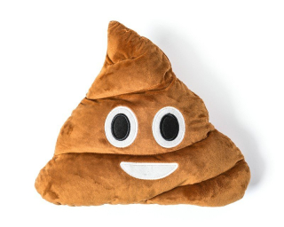 Vankúš na spanie - Vankúšová dekoratívna hromada 35x29 cm emoji emos