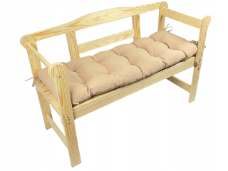 Vankúš na stoličky - Záhradné vankúšové kreslo béžové béžové 150 cm