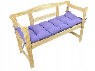 Vankúš na stoličky - Záhradné vankúšové kreslá lavica Light Purple 150 cm