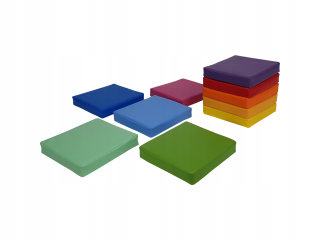 Sedací vak do detskej izby - Velor Pouf Gold Chrome Footrest