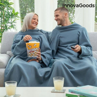 Prikrývka, prehozy na posteľ - Dvojité prikrývky s vreckom inovágoods