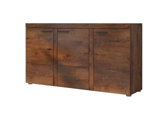 Komoda do študenskej izby - Priestranná komoda Rumia 3f 148 Oak Lefkas Mnoho farieb