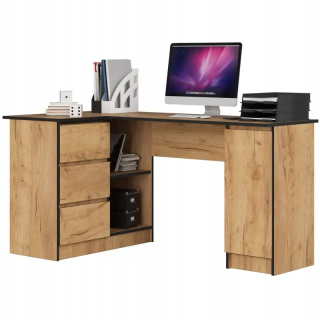 Kancelársky stôl - Zásuvky na remeselné poličky Corial Corner Desk