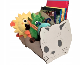 Kniha hračiek na kontajnerový košík Kitty XL