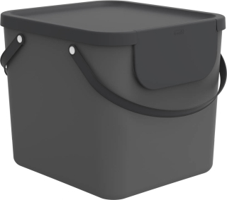 Kôš na bielizeň - Rotho Albula 40L Wash Container - Anthracite