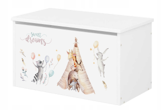 Úložný box pre deti - Tabuľka Ikea Lack Square Tabuľka 55x55 cm čierny most