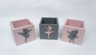 Kontajner, ceruzka boxu 1 PC Ballerinas