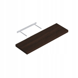Polica do obývačky - Poličky 80 x 24 Self -svining wenge