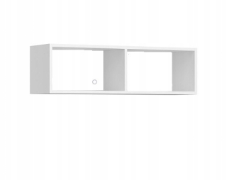 Tv stolík do obývačky - Kovová zavesená stena polica 50x25cm dreva