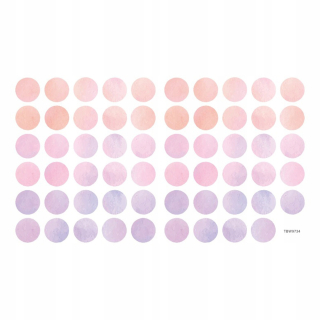 Destké samolepky - Polka Dot Dot Wall Sticker PVC steny slepky na stenu Nordic
