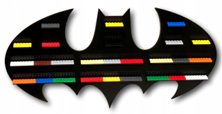 Polica do detskej izby - Batmanova polica- pre zobrazenie figurín, veľký darček