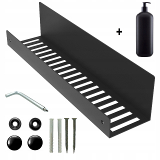 Kúpeľňová polica - Poličky pre sprchové chaty 40 cm +fľaša zadarmo