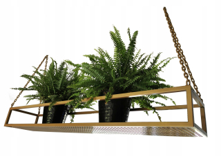 Polica do detskej izby - Stropná polica, zavesenie/moderné kvetinové lôžko 120 cm