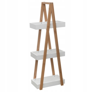 Regál, komoda do kúpeľne - Závesná čierna kúpeľňa pod zrkadlom XL 50 cm