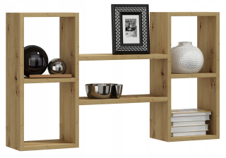 Polica do obývačky - RTV Cabinet Loft Oak Loft Industrial TOOB 200 cm