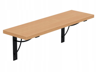 Polica do detskej izby - Závesná poličková podkrovná kuchynská izba Beech Bavoria 60 cm