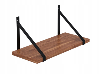 Polica do detskej izby - Závesná polica Loft Kitchen Burgundsko 60 cm