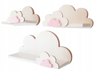Polica do detskej - Police Cloud Set. Škandinávsky mrak