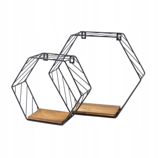 Polica do detskej izby - Loft Hexagon 290/220 Závesné police - FWL 3