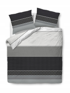 Kompletný set posteľných obliečok - Poľská podstielka 220x200+2x70x80 dvojité vzory