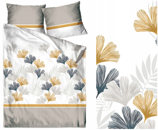 Kompletný set posteľných obliečok - 100% bavlnená podstielka 160x200 Bielbaw Honey