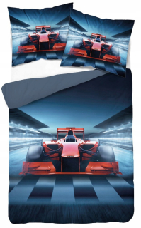 Kompletný set posteľných obliečok - 3D podstielka 160x200 saténové vzorca 1 160x200