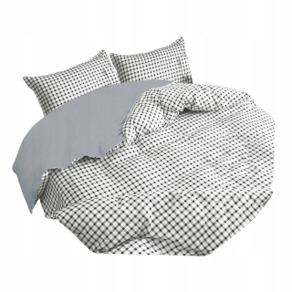 Kompletný set posteľných obliečok - 180x200 3cz saténová podstielka Dalwin 866