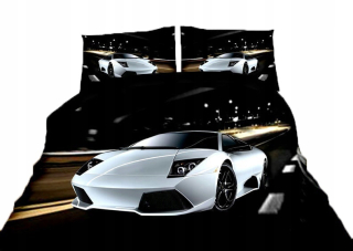 Kompletný set posteľných obliečok - Sada podstielky s listom 200x220 70x80 cm
