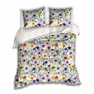 Kompletný set posteľných obliečok - Bavlnená podstielka Renforce Otylia 220x200 Set
