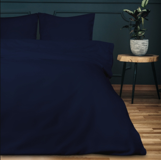 Kompletný set posteľných obliečok - Obliečka na námorníctvo modrej bavlny 160x200