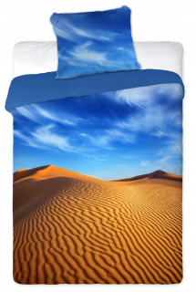 Kompletný set posteľných obliečok - Bavlnená podstielka 160x200 Desert 160x200