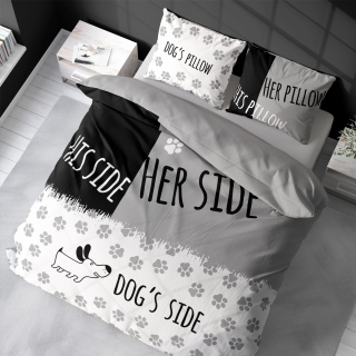 Kompletný set posteľných obliečok - Holandská bavlnená podstielka 160x200- jej/jej