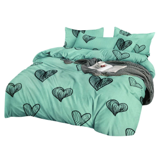 Kompletný set posteľných obliečok - Dalwinské podstielky vankúše 70x80 set 180x200 4cz