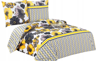 Kompletný set posteľných obliečok - Elway 180x200 podstielka hrubá 100 % bavlna
