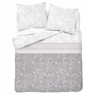 Kompletný set posteľných obliečok - Bavlnená flanelová podstielka 160x200 3cz Laura 4032b