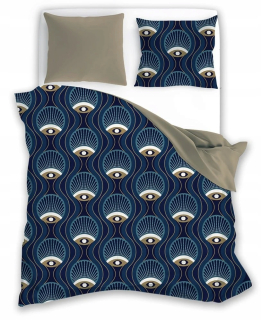 Kompletný set posteľných obliečok - Posteľná sada 200x220 3d 2x 70x80 list