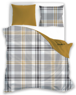 Kompletný set posteľných obliečok - Sada podstielky z Bark 200x220 2x Bark vankúš