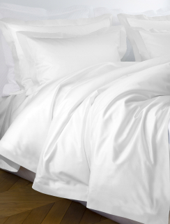 Kompletný set posteľných obliečok - Maro Home Bedding Satin Valencia White 140x200