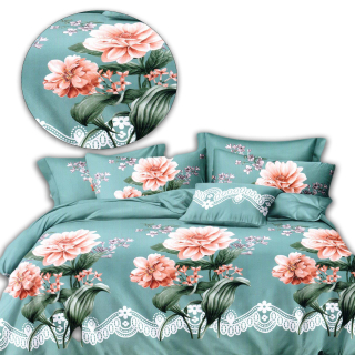 Kompletný set posteľných obliečok - Milano Bedding Satin 160x200cm + List