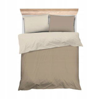 Kompletný set posteľných obliečok - Posteľná slečna Lucy Satin Pure Collection Terra