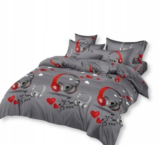 Kompletný set posteľných obliečok - Slúchadlá pre mládež 160x200 2294 160x200