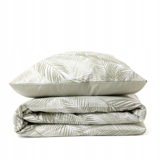 Kompletný set posteľných obliečok - Paume Cotton Olive Bedding v liste 200x220